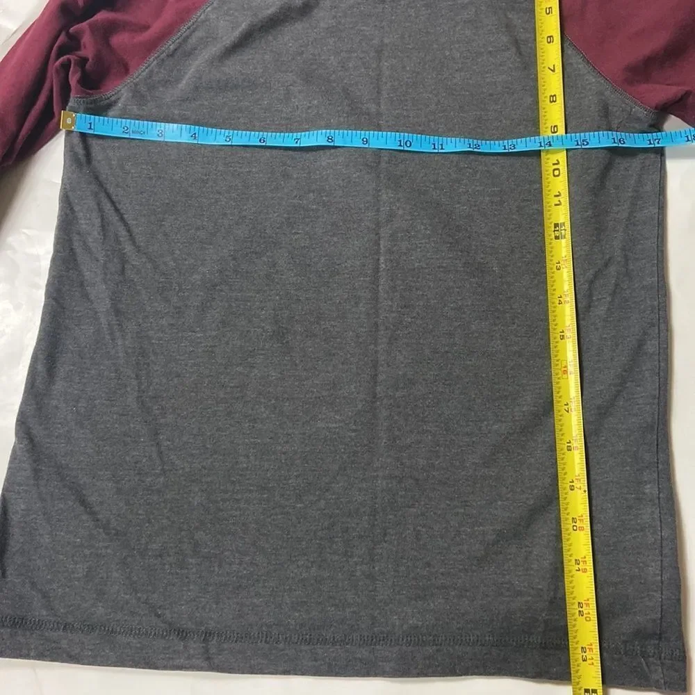 10/$50 Urban Pipeline Shirt Size L Color Burgundy And Grey Long Sleeve
